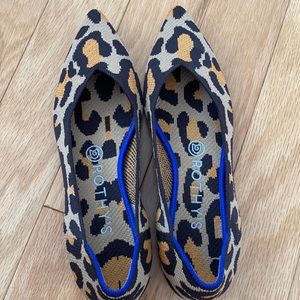 ROTHY’S The Point Leopard Women's Size 7.5
